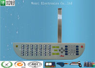 SUS301 Metalowy płaski przełącznik membranowy kopułowy, płaski panel przełącznika języka arabskiego