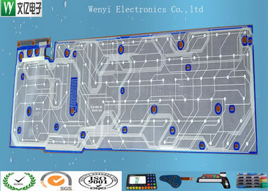 Jednowarstwowa PET Flex Circuit Board Carbon Paste For Toy Game Membranowy przełącznik