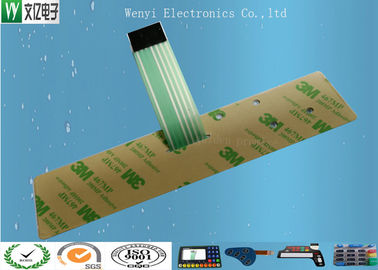 Wodoodporny przełącznik membranowy z wytłaczaną osłoną EMI z 250 g Touch Force Poly Dome