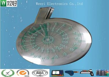 Okrągły zielony izolować obwód giętki PET 0.125 Mm Srebrna pasta do druku sportowego Electronic Dart