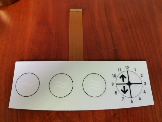 Długa klawiatura membranowa Zif FPC z klawiszami LED o skoku 1,0 mm i 3 klawisze