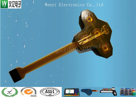 Klawiatura membranowa Pcb o skoku 2,54 mm o wysokim połysku epoksydowym o grubości 1,8 mm